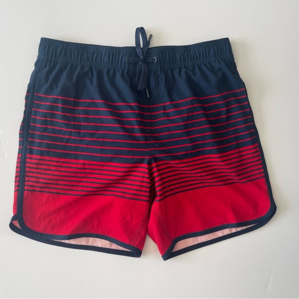 George Red and Navy Swim Shorts